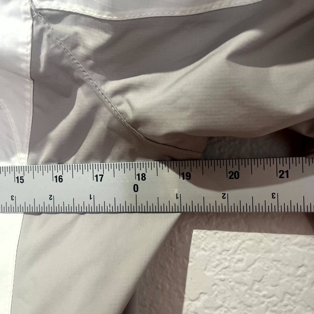 Eddie‎ Bauer Weatheredge Rain Jacket Womens S White Gray Mesh Lined Waterproof - Picture 16 of 16